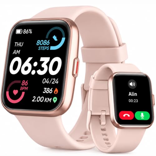 Smartwatch Damen 1,85'' 3ATM Wasserdicht 10 Tage Akku Alexa/AI Assistent – Ansicht 1