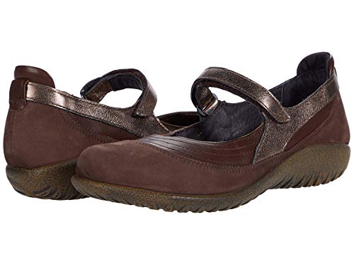 Image of NAOT Footwear Women's Kirei Maryjane with Cork Footbed and Arch Comfort and Support - Lightweight and Perfect for Travel- Removable Footbed
