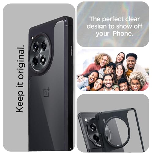 Image of A rtistque Hard Clear Back Cover Case for OnePlus 12R 5G | Shockproof TPU | Acrylic Armor Case for OnePlus 12R 5G | Stylish Protective Design - Transparent