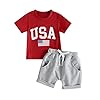 Adobabirl baby boy shorts set summer clothes short sleeve striped pocket tshirt and shorts casual toddler boy outfits  urban country home decor