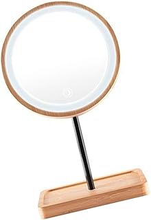 Espejo de maquillaje con luz para escritorio,...