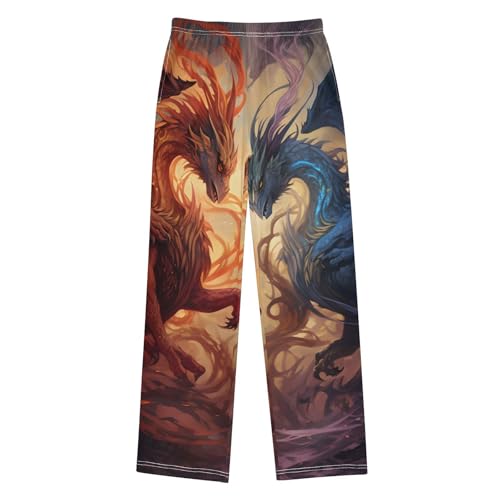 Pajama Pants Powerful Dragons Long Sleep Pants Lounge Bottoms