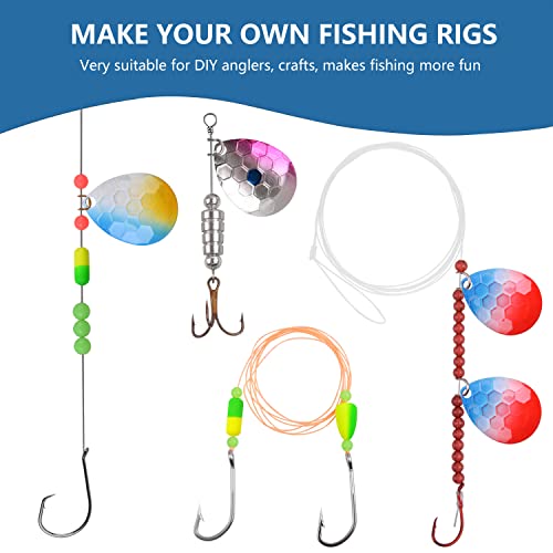 Fishing Lures Spinner Making Kit, 150Pcs Colorful Colorado Blades Lure Making Supplies For Inline Spinners Walleye Rigs Tackle Box #TOP3