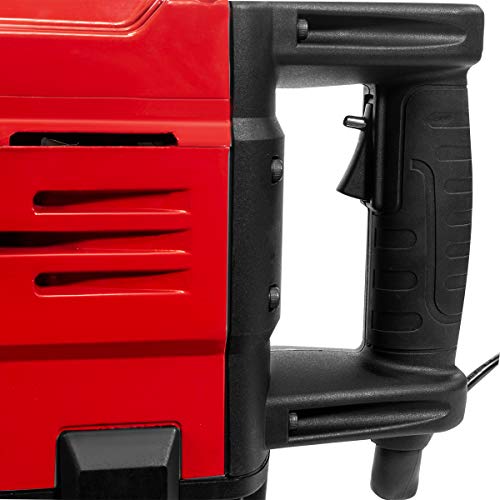 XtremepowerUS Industrial 35-Pound Demolition Jack Hammer Concrete Breaker Punch 55 Joules Carrying Case - Thumbnail 5