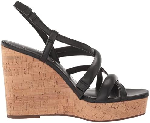 Jessica Simpson Women's Simina Wedge Sandal, Black, 11 | Image 5