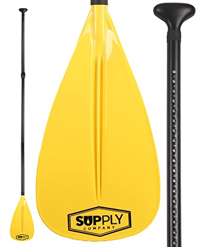 Alloy SUP Paddle - 3 Piece Adjustable Stand Up Paddle Board Paddles - Floating Paddleboard Paddle with Aluminum Shaft & Nylon Blade - Explorer Paddleboarding Series