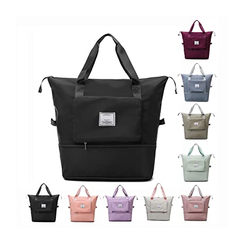 Large Capacity Folding Travel Bag, Expandable Foldie Travel Bag, Collapsible Waterproof Large Capaci