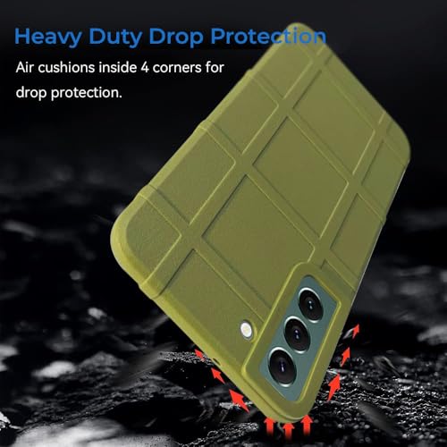 Image of Amazon Basics Shockproof Back Case Cover for Samsung Galaxy S22 Pro 5G | 360 Degree Protection | Slim Protective Case | Anti-Scratch Tough TPU Case for Samsung Galaxy S22 Pro 5G (Green)