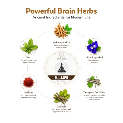 Image of B Life by Amysoul - Ayurvedic Supplement for Enhanced Dedication and Focus, Certified by Ayus India, Natural Health Support