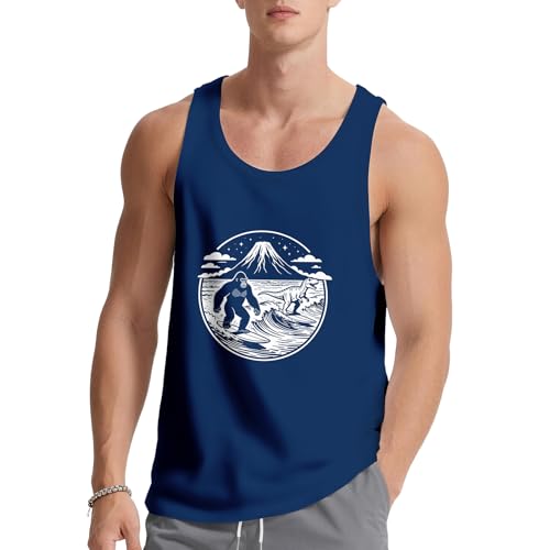 SANKILL Mens Tank Top Graphic Tank Tops for Men Summer Casual Workout Gym Muscle Mens Tank Tops 4th of July Beach