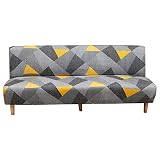 MIFXIN Armless Futon Slipcover Folding Sofa Cover Stretch Elastic Couch Furniture Protector for Fold