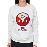 Mercancía oficial Volkswagen Be Iconic Type 2 Camper Logo Women\'s Sweatshirt