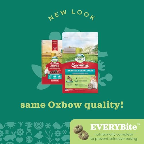 Oxbow Animal Health Healthy Handfuls Dry Hamster And Gerbil Fortified Small Animal Feeds, 1-Pound