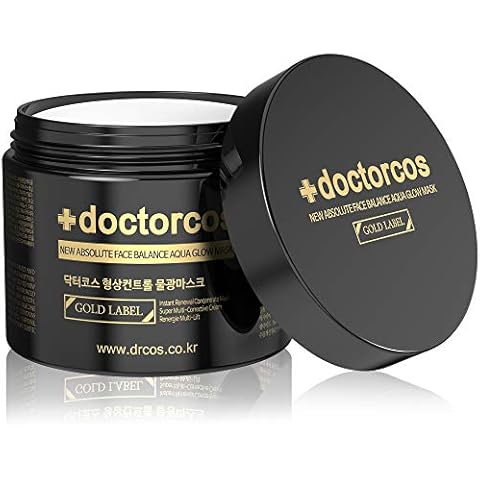 DOCTORCOS Gold Label Water Glow Mask Cream (4th Generation) | New Absolute Face Balance Aqua Glow Mask | Moisturizing Sleeping Pack | Face Lifting & Wrinkle Improvement | Korean Skincare | 3.71 oz Cover