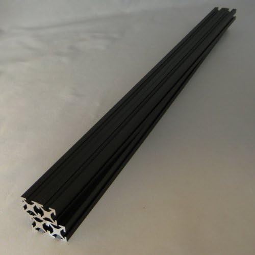 Makerbeam Aluminiumprofil 10x10mm – 900mm Länge, Schwarz Eloxiert, Für Bastel- & Bauprojekte