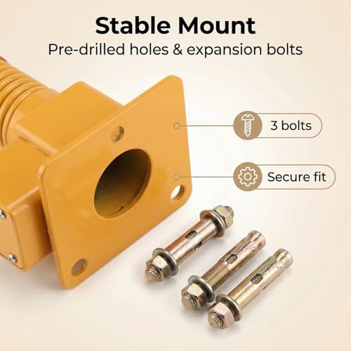 Colonne de sécurité en acier robuste et bornes de stationnement durables - 8