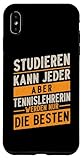 Hülle für iPhone XS Max Studieren Kann Jeder Tennislehrerin Werden Nur Die Besten
