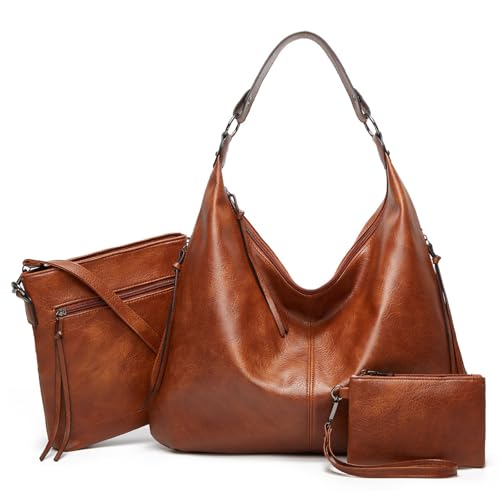 Bolso 3 en 1 para mujer tipo Hobo crossbody miniatura 1