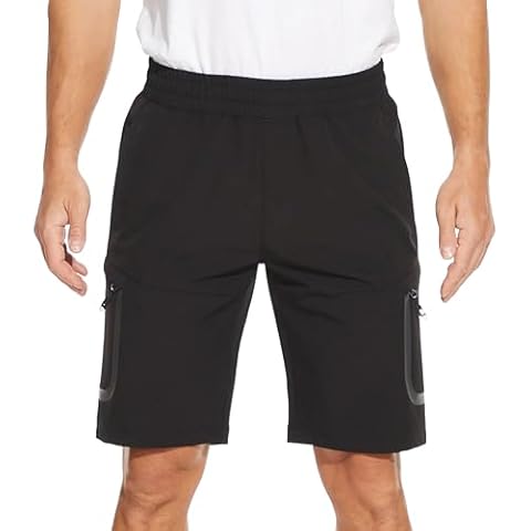 Blu Apparel Men's Hiking Shorts, Black Cover