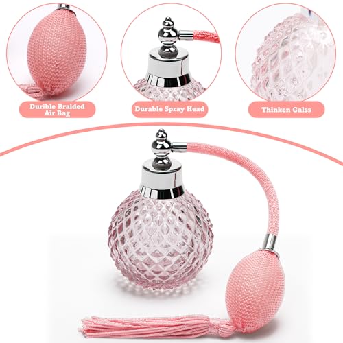 Coolrunner 100 ml Spray Empty Refillable Bottle Lady Gift Vintage Glass Perfume Bottle3