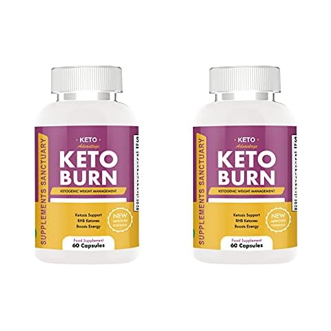 Keto Advantage Keto Burn KETOGENIC Weight Management 120 Capsules SUPPLEMENTS SANCTUARY Cover