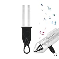 Raschietto Guiro In Metallo - Strumento Musicale Latino Con Doppia Superficie Sonora - Foto 2