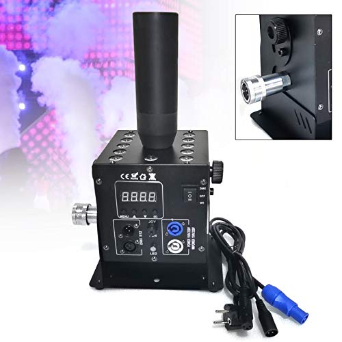 Cañón de humo con efecto CO2 para escenario, máquina de efectos para DJ y discoteca, con manguera de 6 m y control DMX miniatura 7