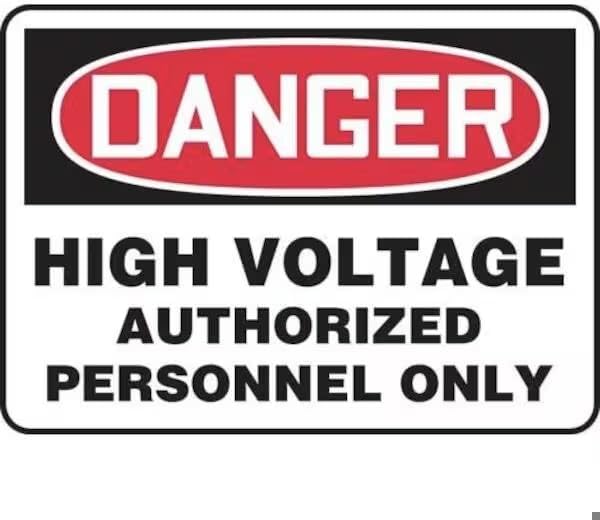 OSHA DANGER SAFETY SIGN HIGH, Mfr: FRMELC138XP-A