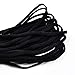 Produktbild ZAKASA 3mm Breit Gummiband Rund, Schwarz Gummiband 10 Meter, Elastisches Seilband Kochfest für Mundschutz, DIY Nähen und Handwerk