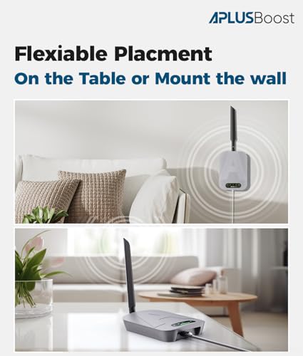 Aplusboost Cell Phone Booster For Home Up To 3000 Sq.Ft,5G 4G Lte Cell Signal Booster For Verizon,At&T,T-Mobile On Band 5,Band 12/17 And Band 13,Easy Installation Fcc Approved Cell Booster thumb #3