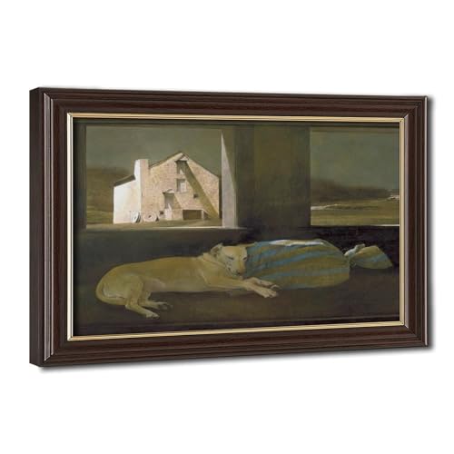 Réalisme américain silencieux impression giclée Andrew Wyeth Moody art mural bureau