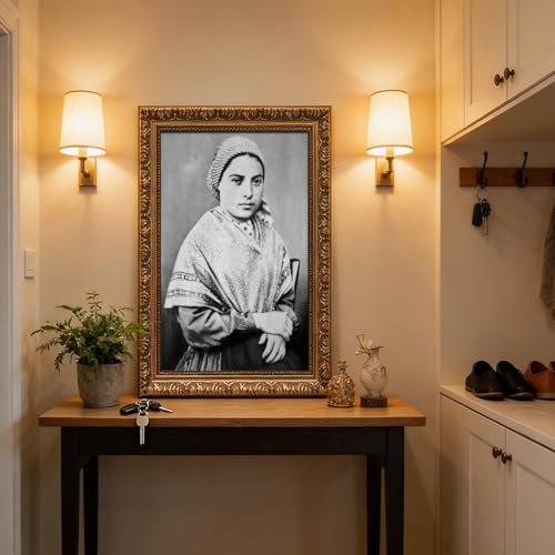 Toile de Sainte Bernadette : oeuvre murale premium en format 50x76 cm - 5