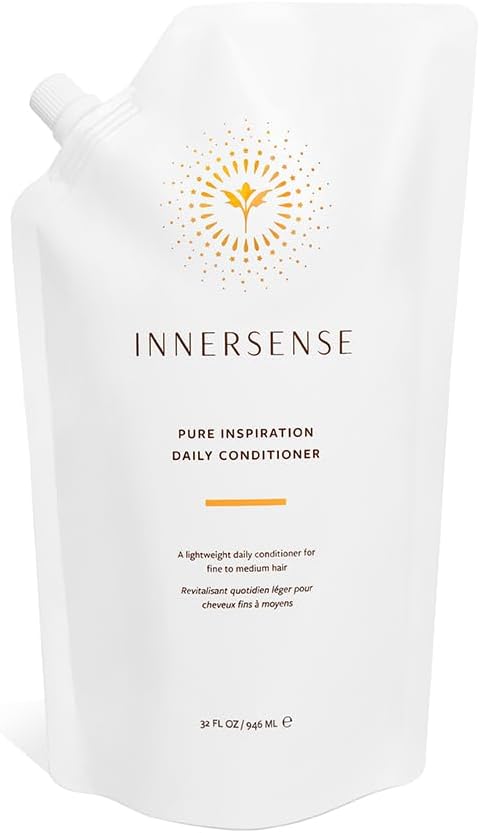 Organic Beauty - Natural Pure Inspiration Daily Conditioner | Non-Toxic, Cruelty-Free, Clean Haircare (32 oz Refill Pouch)