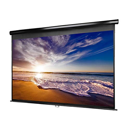 Delux Screens (Sale) Manual Roll Down, 100" 16:9, Manual Pull Down Projector Screen