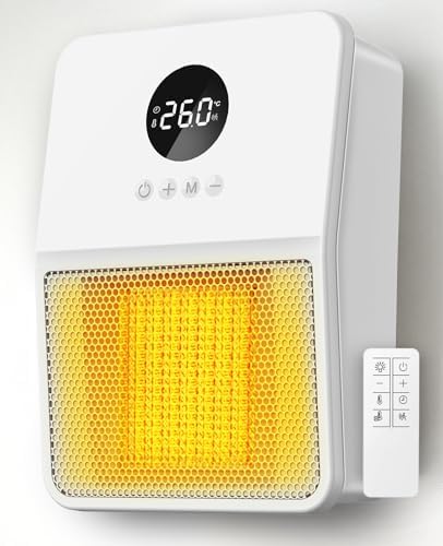 ヒーター 壁掛け 人感センサー付き セラミックヒーター 【ヒートショック対策・2秒速暖・3way使用】 暖房器具 大風量 電気スト...