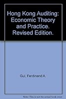 Hong Kong Auditing: Economic Theory and Practice. Revised Edition. 9629370832 Book Cover