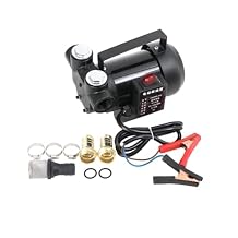 LALABU Fuel Transfer Pump, 24V 550W Electric Oil Transfer Pump Kit, 50-150L/min Self-Priming Pump Oil Diesel Extractor Pump, Portable