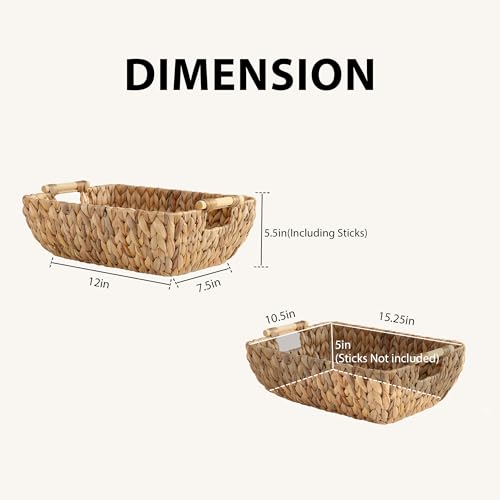 Water-Hyacinth-Storage-Baskets-with-Wooden-HandlesLarge-Wicker-Baskets-for-Organizing-Set-of-2