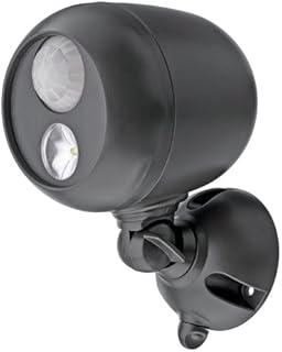 Mr Beams MB360 Wireless Weatherproof Battery Operated 140 Lumens LED Spotlight with Motion Sensor and Photocell, Dark Brown