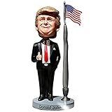 Handgefertigtes Polyresin US 45. Präsident Donald Trump Wackelkopf Action Figure Home Schreibtisch Dekoration Wackelkopf Skulptur Statue Geschenk