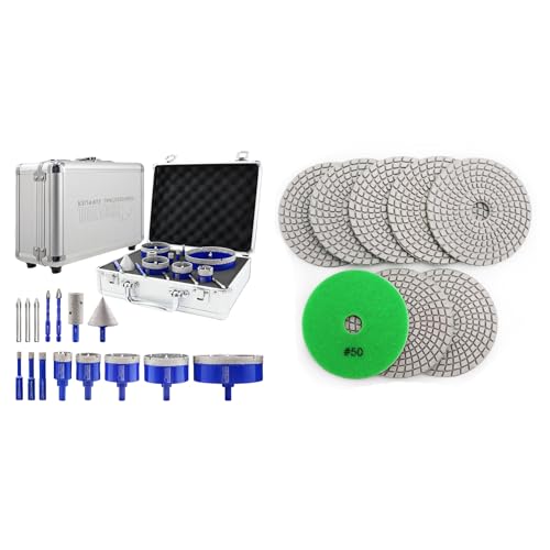 SHDIATOOL Kit de Brocas de Diamante para Baldosas 15 Piezas miniatura 1