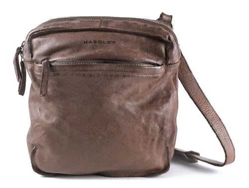 HAROLD'S Submarine crossbag zip brown : sécurisez vos affaires avec style