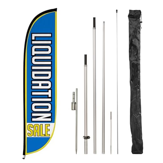 LookOurWay Feather Flag Pole Kit