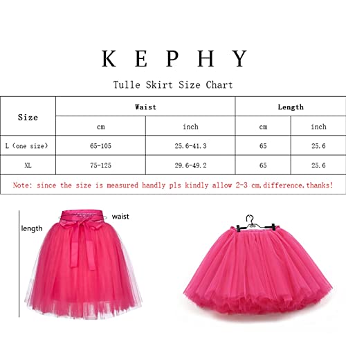 Women Tulle Skirt Adult 7 Layered Pleated Tutu Skirt A Line Knee Length Petticoat Girl Prom Party Skirt (White) #TOP1