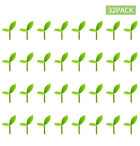 Sprout Little Green Bookmarks Silicone Grass Buds Creative Green Bookmarks, Gifts For Book Lovers Reading, Set Of 32 #TOP1