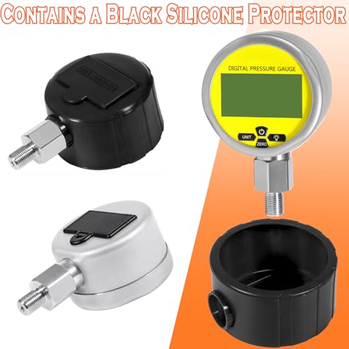 Image of 10000PSI Digital Hydraulic Pressure Test Coupling Pressure Gauge Manometer Tester 1 /4 Inch NPT Connector 700BAR / 70Mpa for USA Brand Excavator