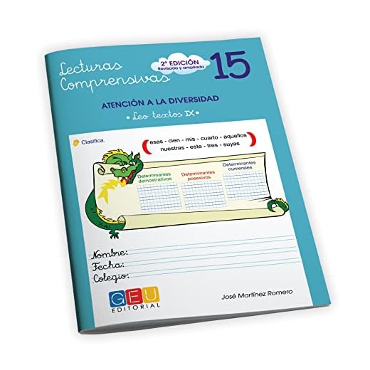 Lecturas comprensivas 15 / Editorial GEU / 4º Primaria / Mejora la comprensión lectora / Recomendado como apoyo / Actividades sencillas