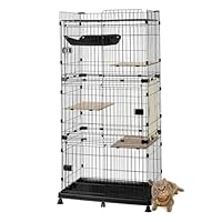 Amazon.co.jp: アイリスオーヤマ キャットタワー付ケージ スリム