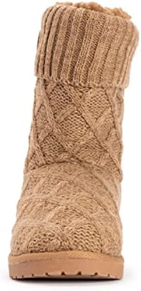 MUK LUKS Women's Janet Boot, Camel, 11 | Image 1
