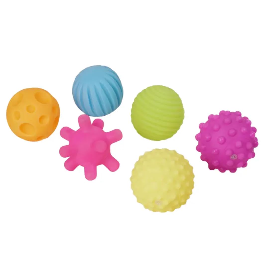 Sensory Balls Set, Multi-Textured, 6 Pieces-image-49